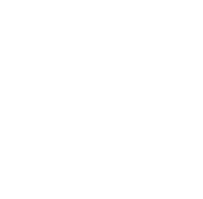 White circular arrow curving clockwise on a black background.